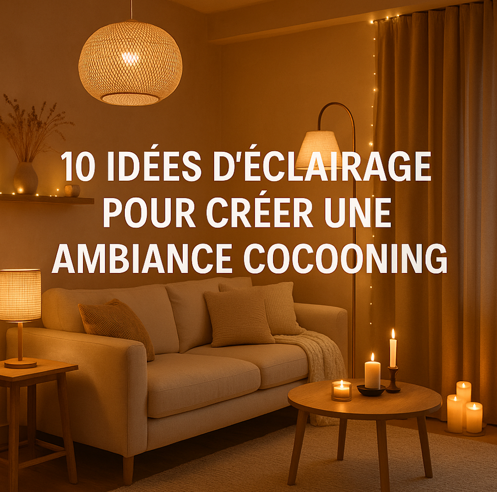 10 idées d’éclairage pour créer une ambiance cocooning chez soi