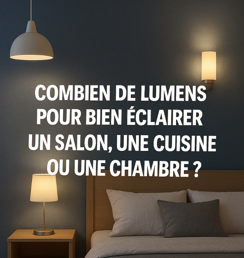 Combien de lumens pour bien éclairer un salon, une cuisine ou une chambre ?