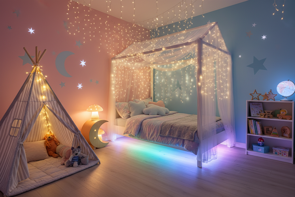 Créer une Chambre d'Enfant Magique avec le Bon Éclairage