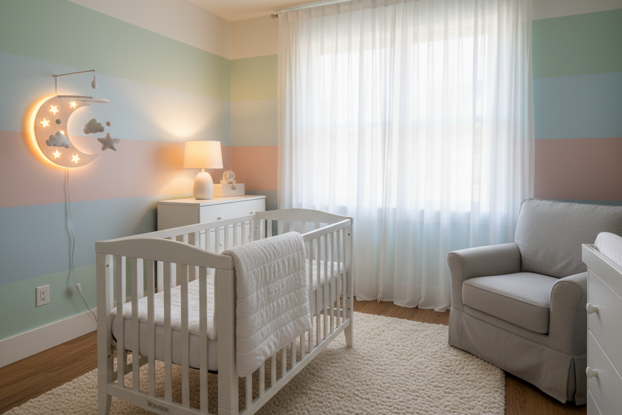 Pourquoi l'éclairage de la chambre de bébé est important