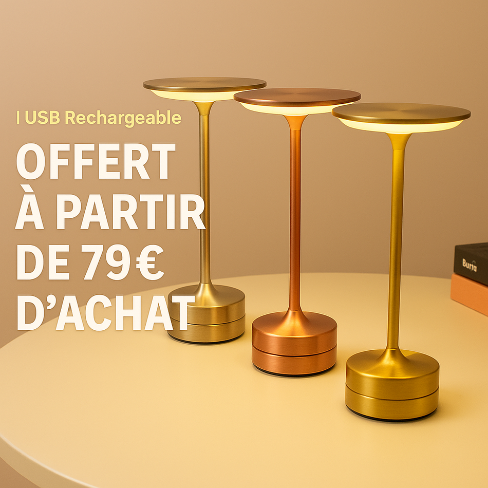 🎁 Lampe en Metal - OFFERTE à partir de 79€ d'achat (Spécial Offre de Noël) 🎁