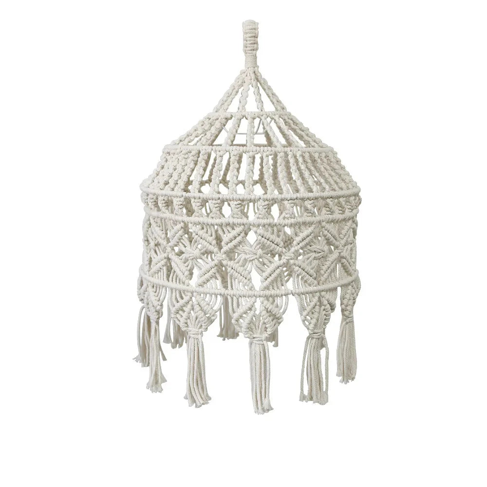 Luminaire Abat-Jour design tissé crème – Référence : Éloi- - Nexa Lights