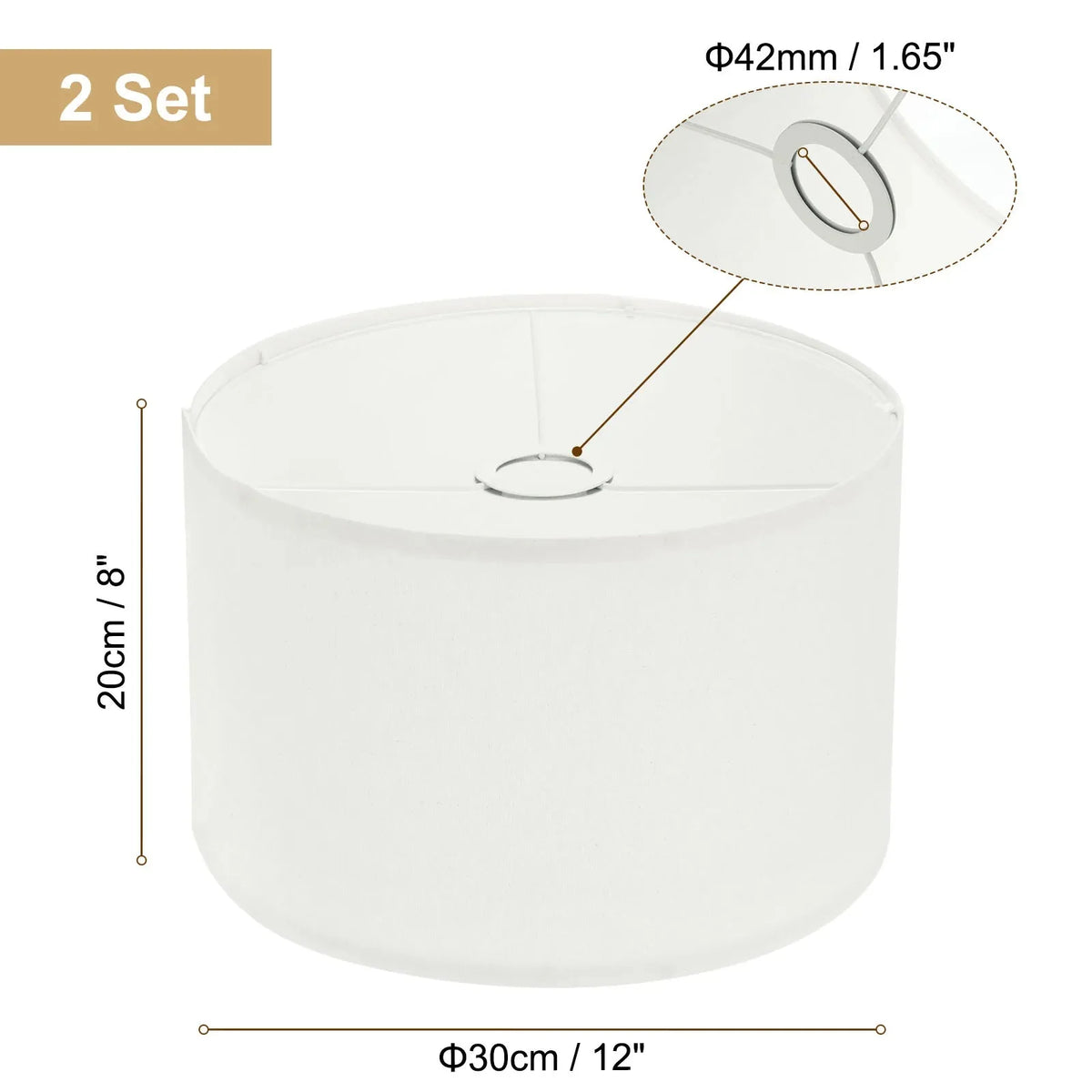 Luminaire Abat-Jour style contemporain – Référence : Lysandra- - Nexa Lights