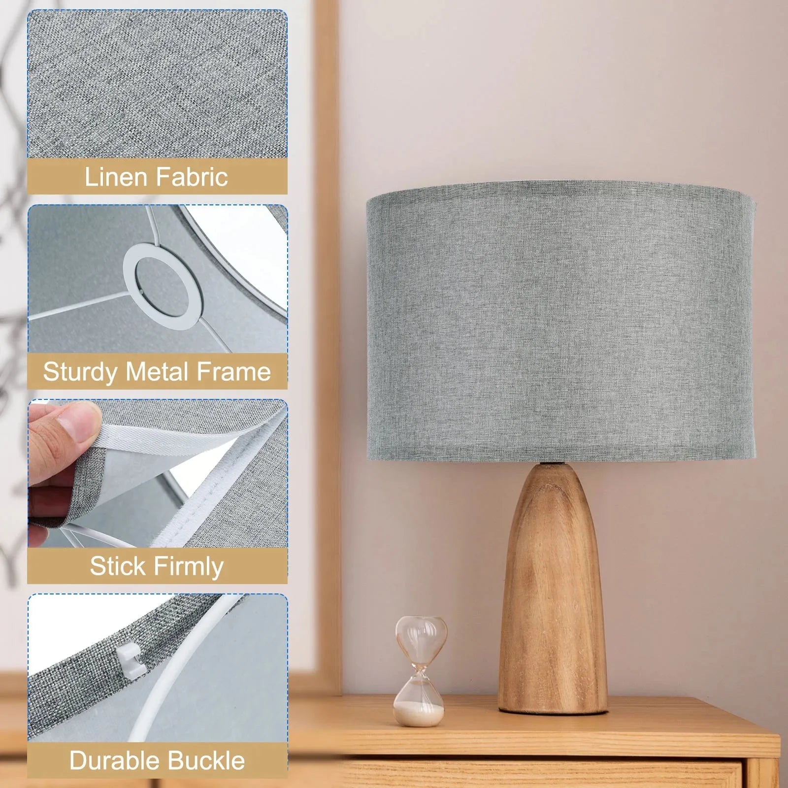 Luminaire Abat-Jour style contemporain – Référence : Lysandra- - Nexa Lights