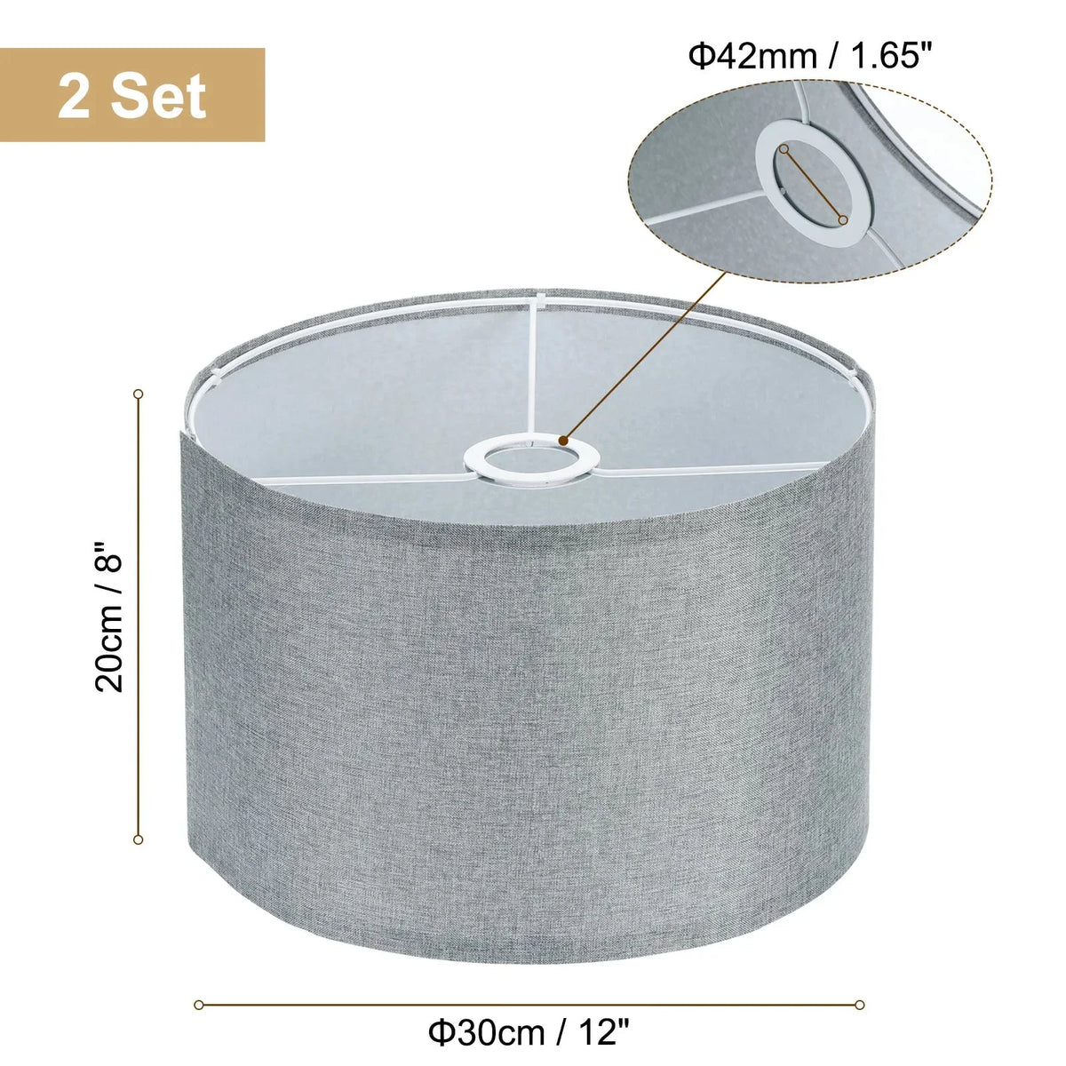 Luminaire Abat-Jour style contemporain – Référence : Lysandra- - Nexa Lights