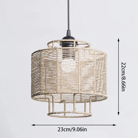 Luminaire Abat-Jour texture naturelle – Référence : Aurélien- - Nexa Lights