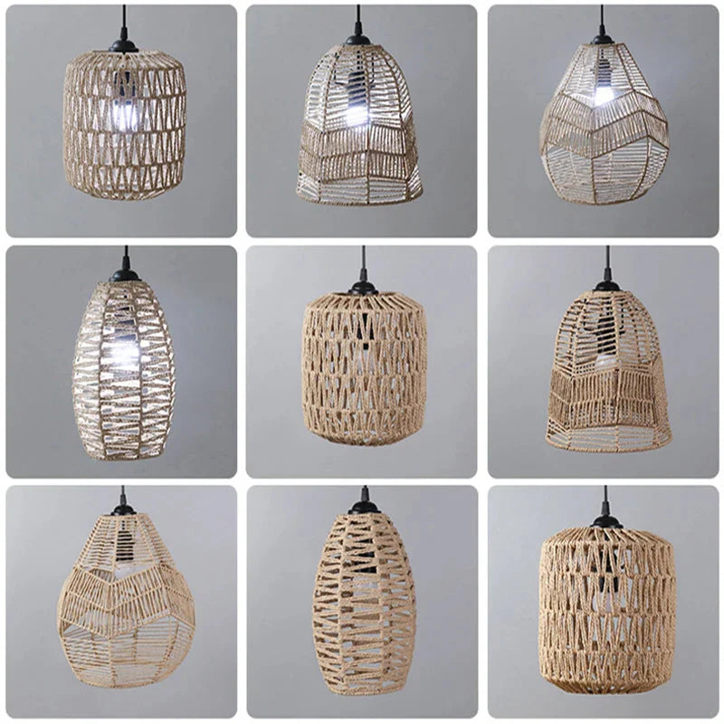 Luminaire Abat-Jour texture naturelle – Référence : Aurélien- - Nexa Lights