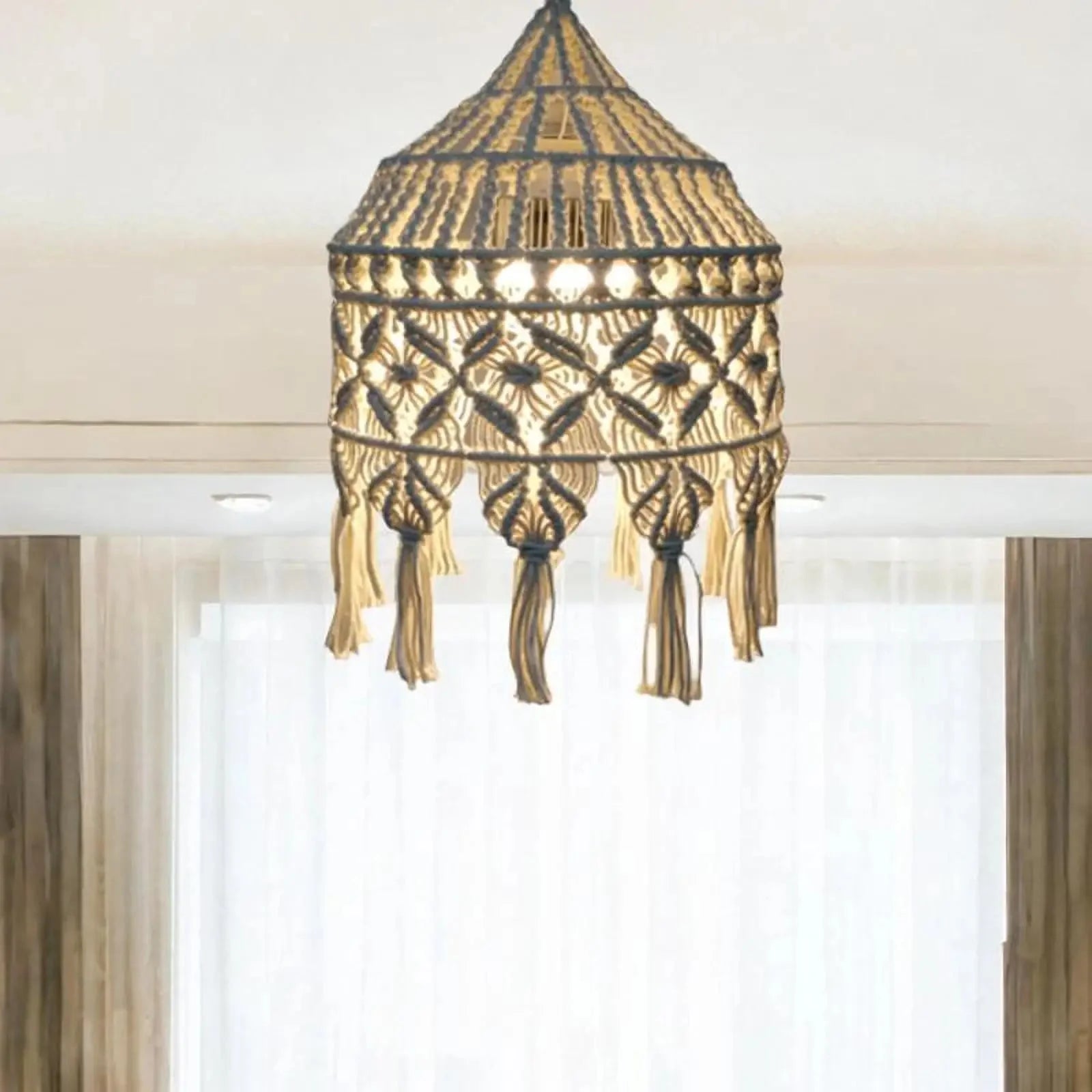 Luminaire Abat-Jour texture naturelle – Référence : Émilien- - Nexa Lights