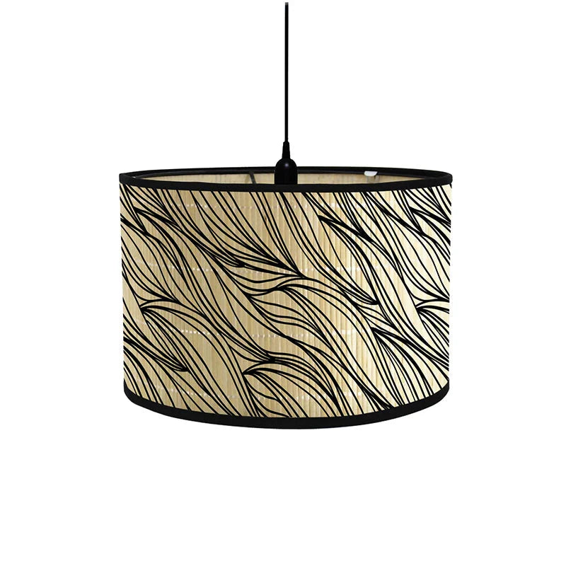 Luminaire Abat-Jour texture naturelle – Référence : Léo- - Nexa Lights