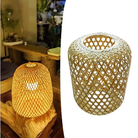 Luminaire Abat-Jour texture naturelle – Référence : Liora- - Nexa Lights