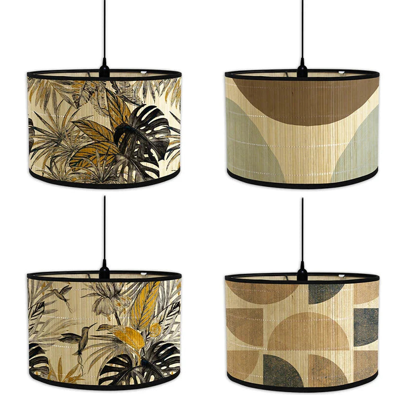Luminaire Abat-Jour texture naturelle – Référence : Romane- - Nexa Lights