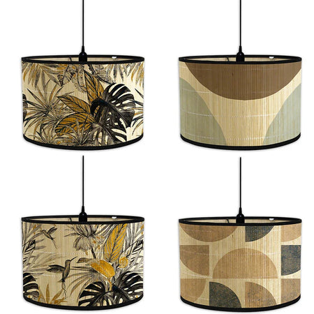 Luminaire Abat-Jour texture naturelle – Référence : Romane- - Nexa Lights