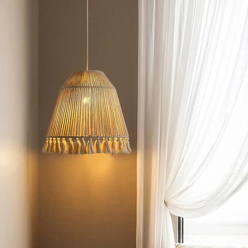 Luminaire Abat-Jour texture naturelle – Référence : Thalys- - Nexa Lights