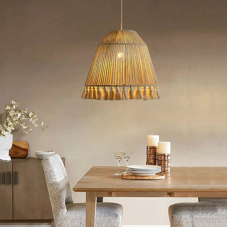 Luminaire Abat-Jour texture naturelle – Référence : Thalys- - Nexa Lights