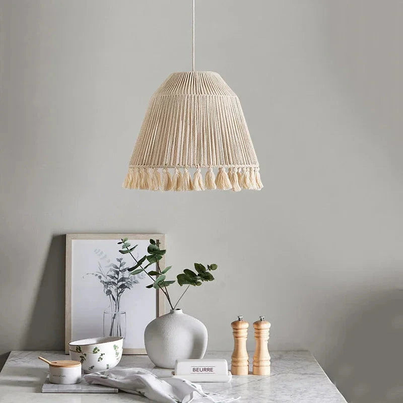 Luminaire Abat-Jour texture naturelle – Référence : Thalys- - Nexa Lights