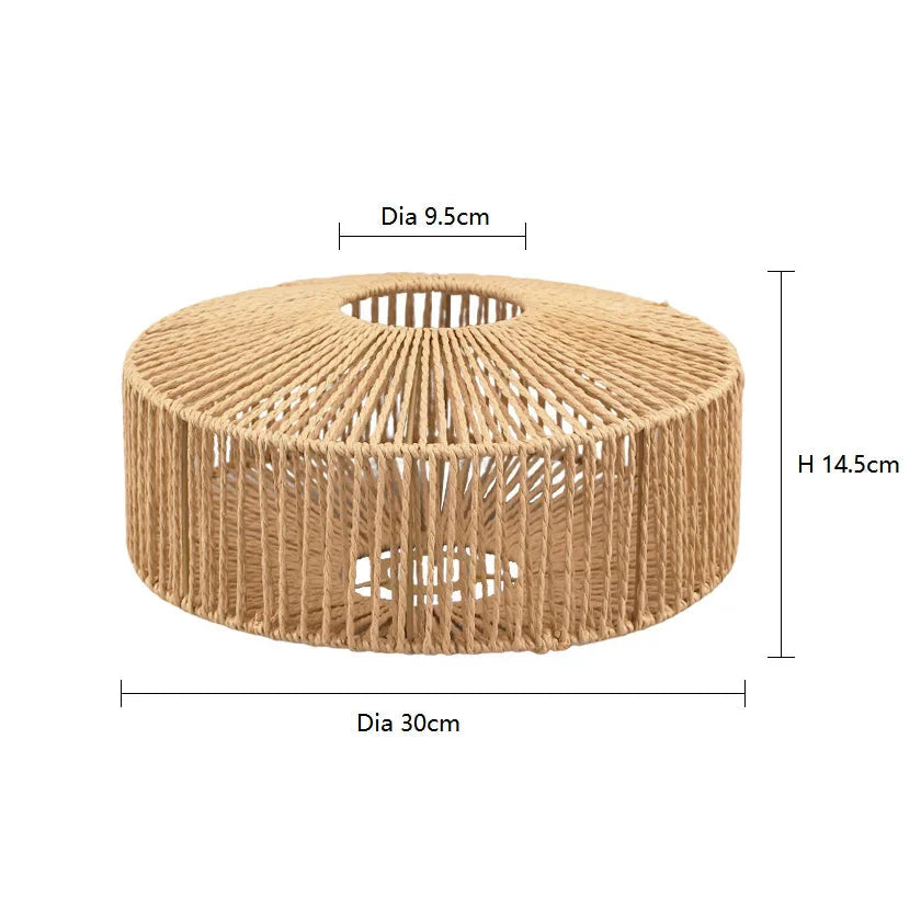 Luminaire Abat-Jour tissé à la main – Référence : Alaric- - Nexa Lights