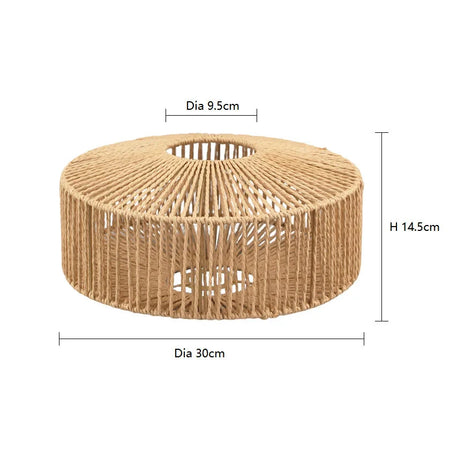Luminaire Abat-Jour tissé à la main – Référence : Alaric- - Nexa Lights