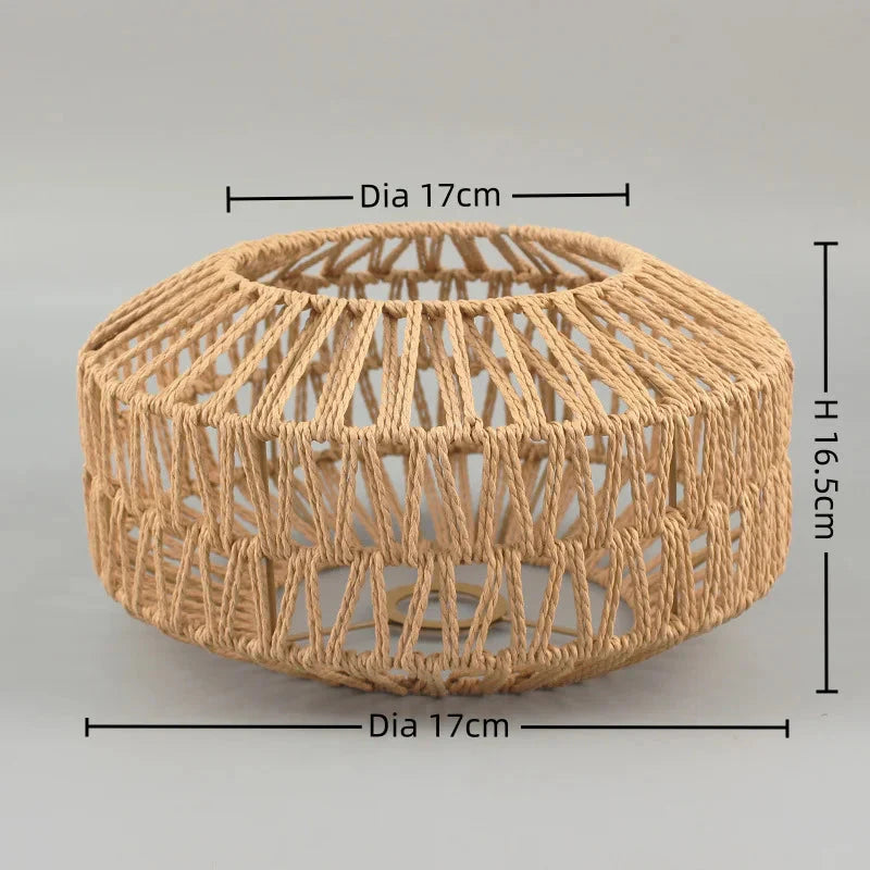Luminaire Abat-Jour tissé à la main – Référence : Alaric- - Nexa Lights