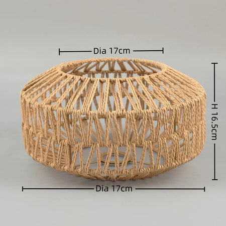 Luminaire Abat-Jour tissé à la main – Référence : Alaric- - Nexa Lights