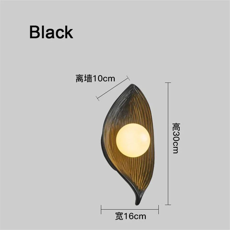 Luminaire Applique Murale Feuille Zen – Référence: Iris1045- - Nexa Lights