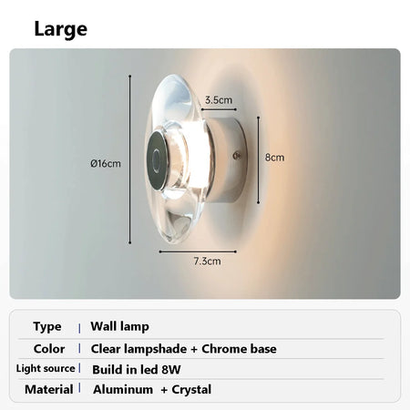 Luminaire Applique Murale arc doré – Référence: Aubin1048- - Nexa Lights