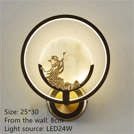 Luminaire Applique Murale design artistique avec motifs sculptés – Référence : Cléo5274- - Nexa Lights
