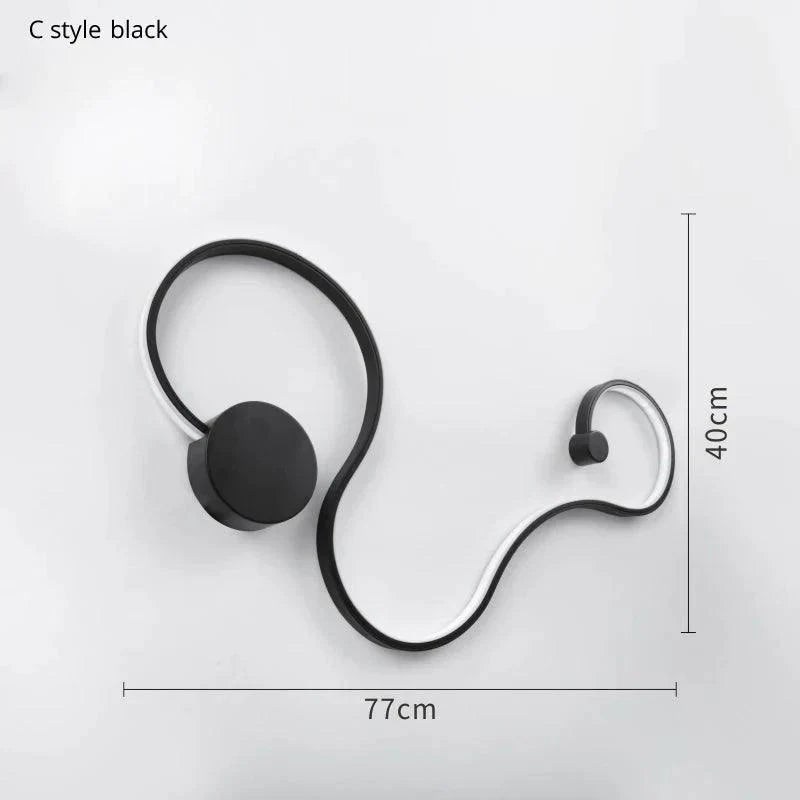 Luminaire Applique Murale design contemporain asymétrique – Référence : Éloi7523- - Nexa Lights