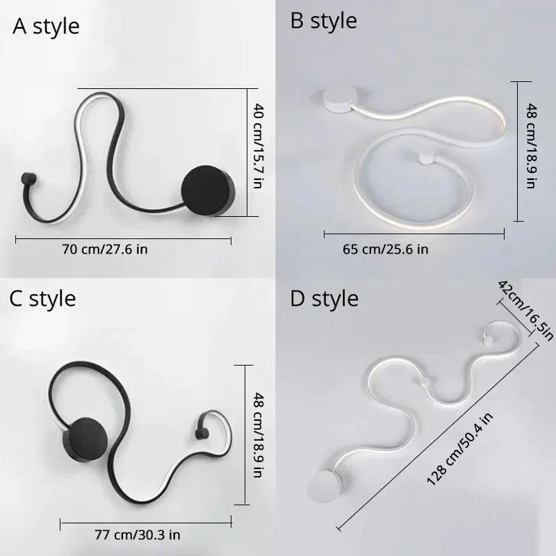 Luminaire Applique Murale design contemporain asymétrique – Référence : Éloi7523- - Nexa Lights