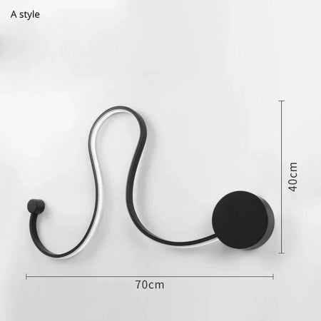 Luminaire Applique Murale design contemporain asymétrique – Référence : Éloi7523- - Nexa Lights