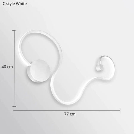 Luminaire Applique Murale design contemporain asymétrique – Référence : Éloi7523- - Nexa Lights