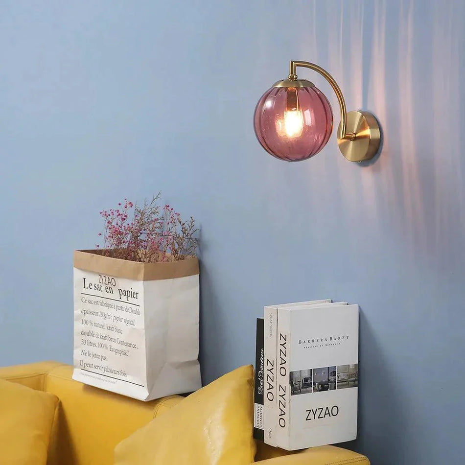 Luminaire Applique Murale design contemporain en verre – Référence : Éléa7394- - Nexa Lights