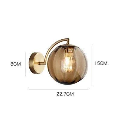 Luminaire Applique Murale design contemporain en verre – Référence : Éléa7394- - Nexa Lights