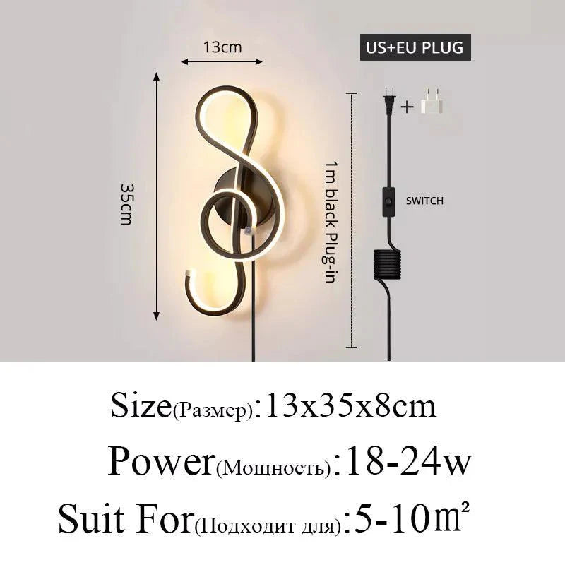 Luminaire Applique Murale design ruban élégant – Référence : Maël2047- - Nexa Lights