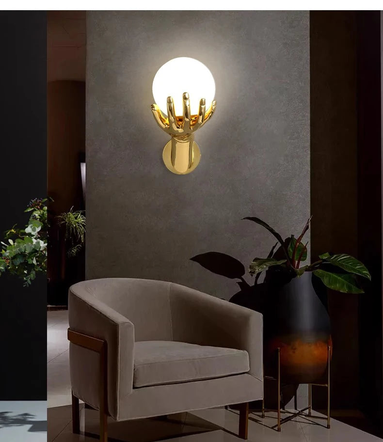 Luminaire Applique Murale dorée - Référence: Mira1045- - Nexa Lights