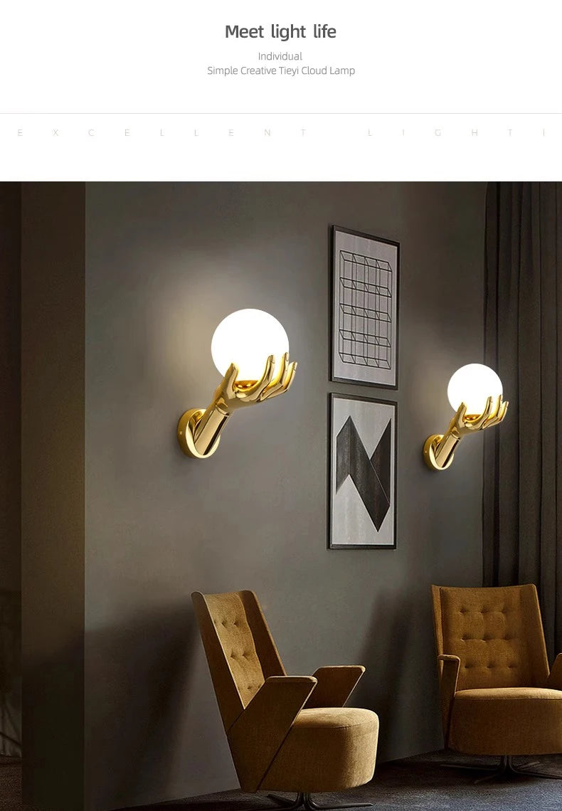 Luminaire Applique Murale dorée - Référence: Mira1045- - Nexa Lights