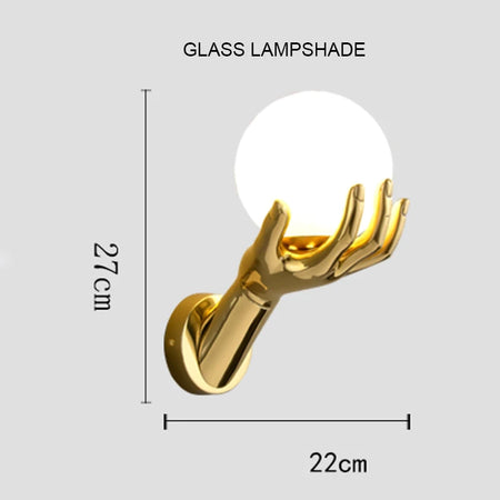 Luminaire Applique Murale dorée - Référence: Mira1045- - Nexa Lights