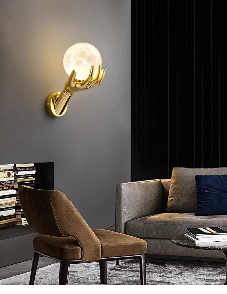 Luminaire Applique Murale dorée - Référence: Mira1045- - Nexa Lights