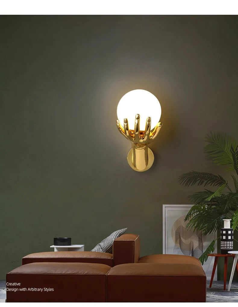 Luminaire Applique Murale dorée - Référence: Mira1045- - Nexa Lights