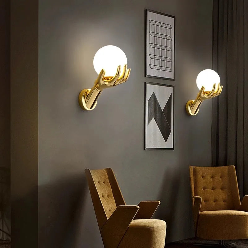 Luminaire Applique Murale dorée - Référence: Mira1045- - Nexa Lights