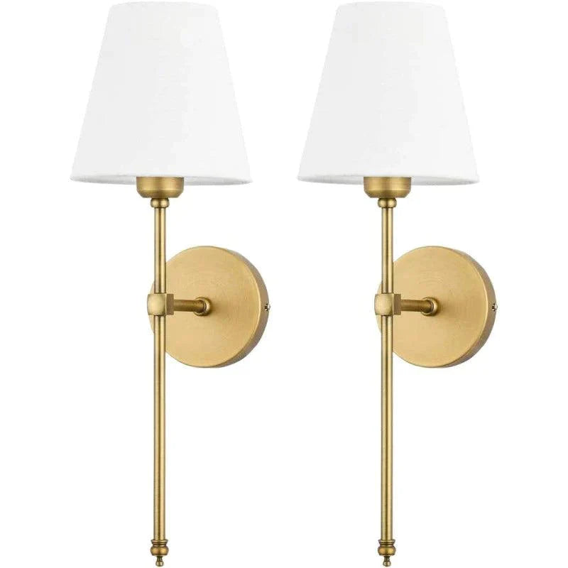 Luminaire Applique Murale éclat vintage en tissu – Référence : Aline7591- - Nexa Lights