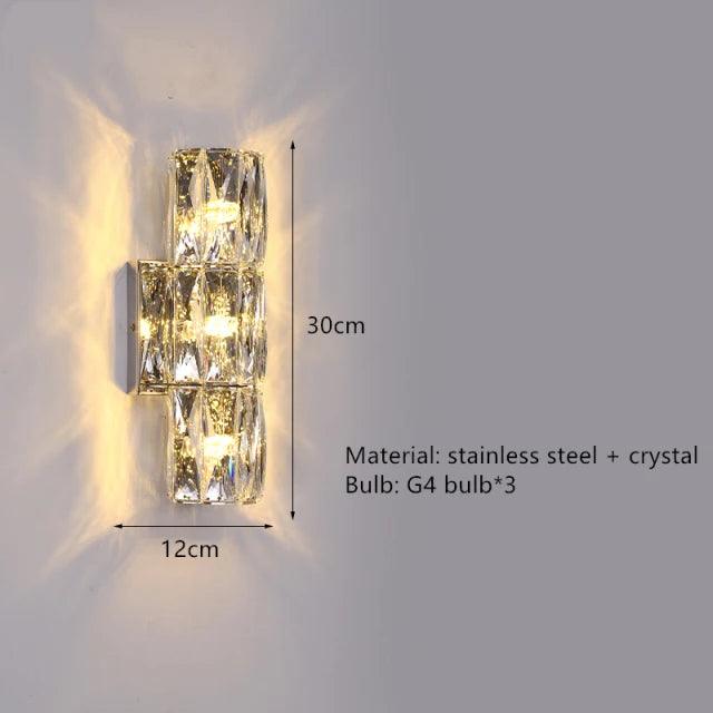 Luminaire Applique Murale effet diamant élégant – Référence : Marlo5823- - Nexa Lights