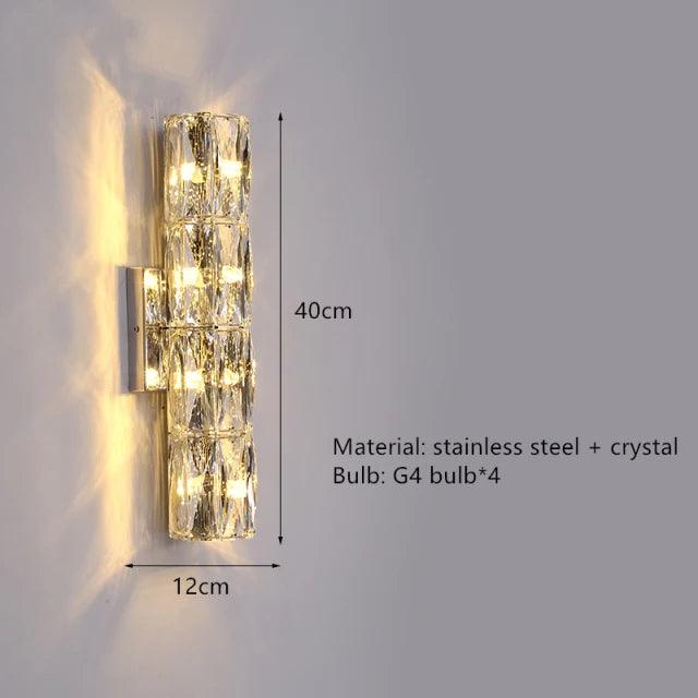 Luminaire Applique Murale effet diamant élégant – Référence : Marlo5823- - Nexa Lights