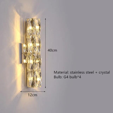 Luminaire Applique Murale effet diamant élégant – Référence : Marlo5823- - Nexa Lights