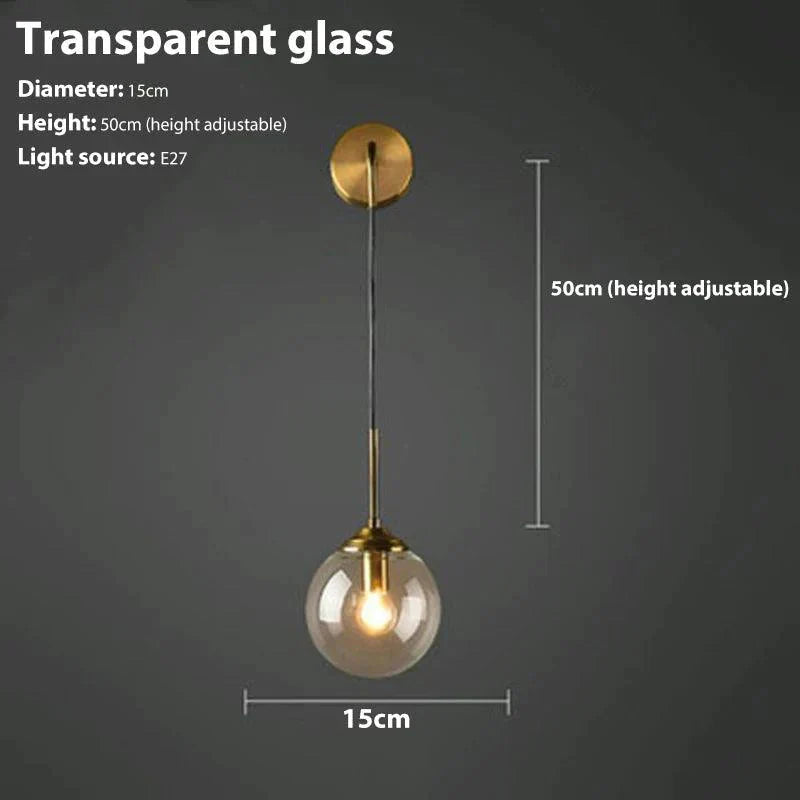 Luminaire Applique Murale en Verre Fumé – Référence : Éloïse9274- - Nexa Lights