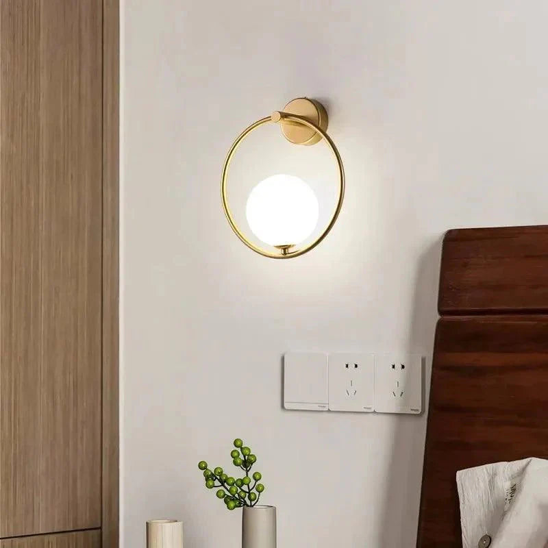 Luminaire Applique Murale finition en Pierre de Verre – Référence : Éloïse7512- - Nexa Lights