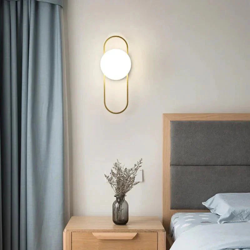 Luminaire Applique Murale finition en Pierre de Verre – Référence : Éloïse7512- - Nexa Lights