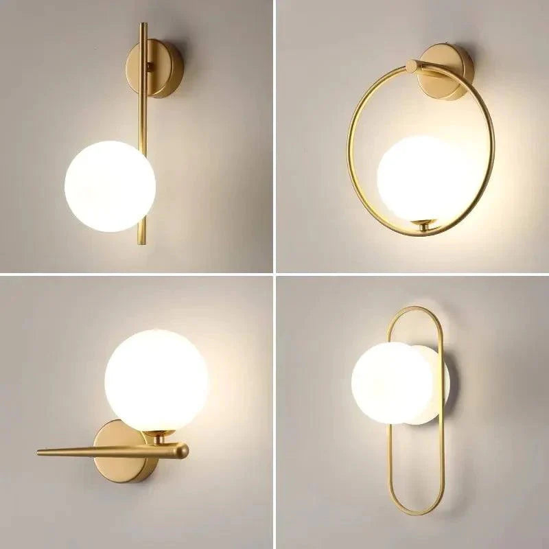 Luminaire Applique Murale finition en Pierre de Verre – Référence : Éloïse7512- - Nexa Lights