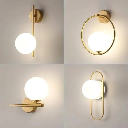 Luminaire Applique Murale finition en Pierre de Verre – Référence : Éloïse7512- - Nexa Lights