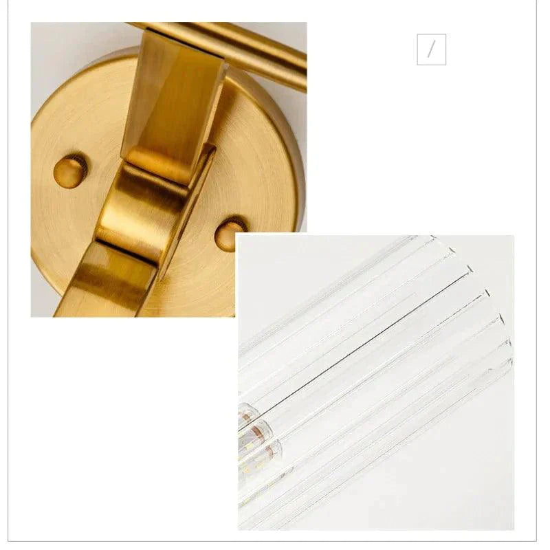Luminaire Applique Murale finition en fer et verre – Référence : Elora1925- - Nexa Lights