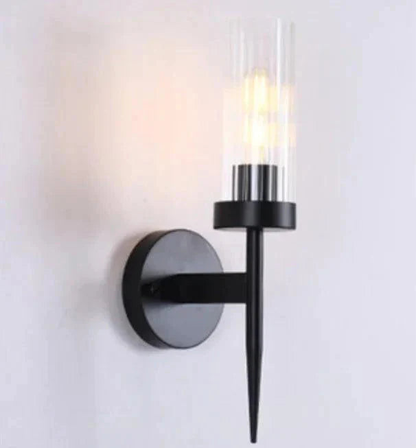 Luminaire Applique Murale finition en fer et verre – Référence : Elora1925- - Nexa Lights